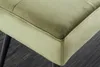 Design Sitzbank BOUTIQUE 100cm grün Samt schwarze Produktbild-Vorschau 5