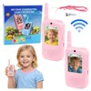 Talkies-walkies pour enfants avec caméra vidéo, rose Voir les images du produit 1