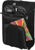 A close-up view of an open black suitcase, showing its internal compartments and pockets. Náhľad obrázku produktu