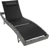 tectake® Rattan Sonnenliege Moana 69 x 211 x 41 - 94 cm Produktbild-Vorschau 1