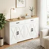 HOMCOM Sideboard Küchenschrank mit 4 Türen und 2 Produktbild-Vorschau 9