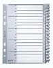 Leitz Register 12650000 A-Z DIN A5 16,5x21cm 20Bl. PP grau Produktbild-Vorschau 7