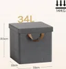 WOLTU Faltbare Aufbewahrungsboxen 3 Stück, mit Deckel Produktbild-Vorschau 3