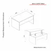 Skye Decor, Akilli - White, konferenční stolky, bílá, 90 x Náhled obrázku produktu 5