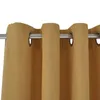 Vorhang Verdunkelung Ösenschal Thermo Dimout curry - Höhe Produktbild-Vorschau 3