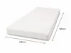 Pokrowiec na materac 140x200 cm pikowany kratka biały z Podgląd zdjęcia produktu 6
