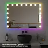 VANITII Specchio Hollywood con illuminazione RGB 80cm x Anteprima dell’immagine prodotto 8