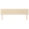 Kopfteile Creme 160x5x78/88 cm Stoff Produktbild-Vorschau 3