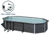 GRE Ovaler Composite-Pool KPCOV66L + LED – 664 x 386 x 124 Produktbild-Vorschau 1