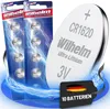 Product packaging for Wilhelm CR1620 lithium coin cell batteries, with a large single battery shown prominently. Produktbild-Vorschau