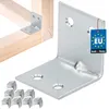 KOTARBAU® 100er Set Winkelverbinder Regalwinkel 30x30x30mm Produktbild-Vorschau 1