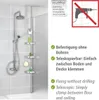 WENKO Teleskop Dusch Ecke Ablage Regal Korb Premium Bad Produktbild-Vorschau 4