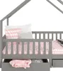 Hausbett ALVA aus Kiefer Massivholz, grau - Kinderbett mit Produktbild-Vorschau 6