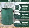4 X Gartensack für Laub 272L Laubsack Strapazierfähig Produktbild-Vorschau 16