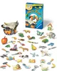 A collection of game pieces and the game box for 'Blinde Kuh' by Ravensburger, arranged on a white background. Anteprima dell’immagine prodotto