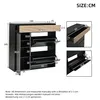 Merax Schuhschrank mit 2 Klappen, schmaler Schuhkipper mit Produktbild-Vorschau 8