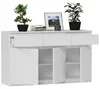 Komoda 120 cm 3 zásuvky 3 dveře skříňka FRAMIRE S-3 bílá Náhled obrázku produktu 3