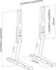 A technical drawing of two TV stands with dimensions indicated. Produktbild-Vorschau