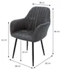 ML-Design 4er Set Esszimmerstuhl mit Rückenlehne, Produktbild-Vorschau 7