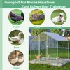 GIHAUVIA - Hühnerstall 2x2x2m Außenzaun Kleintierzaun Produktbild-Vorschau 2