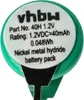 vhbw NiMH Ersatz Knopfzellen-Akku Typ 1/V40H 2-Pins 40mAh Produktbild-Vorschau 5