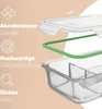 classbach® Meal Prep Boxen Glas mit Fächern | 3er Set | Produktbild-Vorschau 6