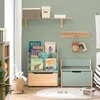 Wohnambiente mit SoBuy Regal KMB95-GR, Wandregal und Kinderzimmer-Dekor im Hintergrund Náhľad obrázku produktu
