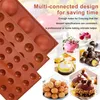 Backform Halbkugel 3 Stück Rund Silikonform Pralinenform Produktbild-Vorschau 4