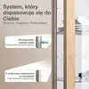 K-Möbel Gablota wisząca bukowa (80x60x25 cm) z 2 szklanymi Podgląd zdjęcia produktu 4