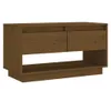 vidaXL TV-Schrank Honigbraun 74x34x40 cm Massivholz Kiefer Produktbild-Vorschau 1