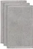 vtwonen Gästetuch Groove Anthracite 30x50 Set a 3 Stk grau Produktbild-Vorschau 1