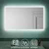 Specchio da bagno a LED Con memoria di interruzione di Anteprima dell’immagine prodotto 1