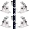 TRANGO 4er Set ST-0027 Vario verstellbare Aluminium Produktbild-Vorschau 1
