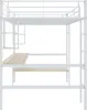 Sweiko hoogslaper, 140x200 cm, metalen bedframe, ijzeren Productafbeelding-voorbeeld 10