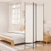 "im Angebot" 3-tlg. Paravent Weiß 120x220 cm Stoff - Produktbild-Vorschau 1