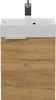 WC ospiti Lavabo salvaspazio "Cubi 40 cm" Rovere oro Anteprima dell’immagine prodotto 5