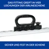 Vierfach-Fitting für Airline-Schiene, klappbar Produktbild-Vorschau 3