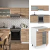 Küchenzeile Vicco R-Line Sonoma/Weiß 200 cm , AP Eiche, Produktbild-Vorschau 4