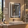 Spiegelschaaf voor de badkamer met LED-verlichting, 50x70 Productafbeelding-voorbeeld 1