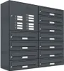 11er Briefkasten Anlage Aufputz - Wandmontage RAL 7016 Produktbild-Vorschau 1