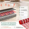 Heidenfeld Elektrische Fußbodenheizung FH200 | Komplettset Produktbild-Vorschau 4