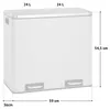 SVITA TM2X24 Mülleimer Mülltrennsystem 48L Abfalleimer Produktbild-Vorschau 7