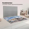 KitchenYeah© Herdabdeckplatte Ibiza-Stadt bei Sonnenaufgang Produktbild-Vorschau 3