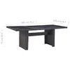 VidaXL 310145, Schwarz, 1000 mm, 2000 mm, 740 mm Produktbild-Vorschau 5