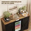 BROTTAR 47" Barschrank Schwarz mit 92L Kühlschrank, Produktbild-Vorschau 5
