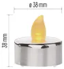 LED dekorace – čajová svíčka stříbrná, CR2032, vnitřní, vintage, 6 ks Anteprima dell’immagine prodotto