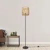 Stehlampe Modern Wohnzimmer Schlafzimmer Rattan Optik Boho Produktbild-Vorschau 3