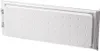 A white refrigerator door shelf with a textured surface. Produktbild-Vorschau