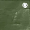 A close-up view of a green tarp with a grommet. Anteprima dell’immagine prodotto
