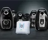 A collection of Siemens vacuum cleaners and a vacuum bag are displayed against a dark background. Produktbild-Vorschau